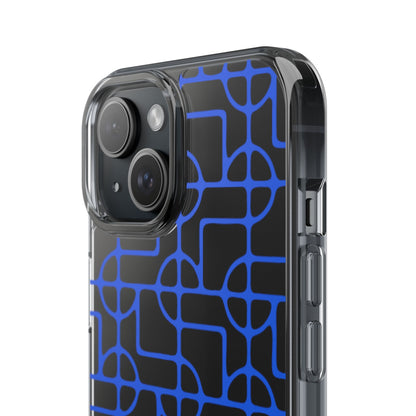 SIGNATURE DINK PATTERN PHONE CASE CLEARLY ROYAL