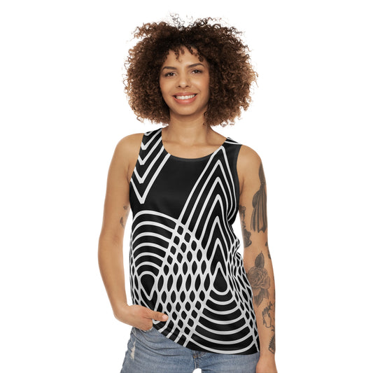 Copy of BETTYE PATTERN TANK ACID YELLOW