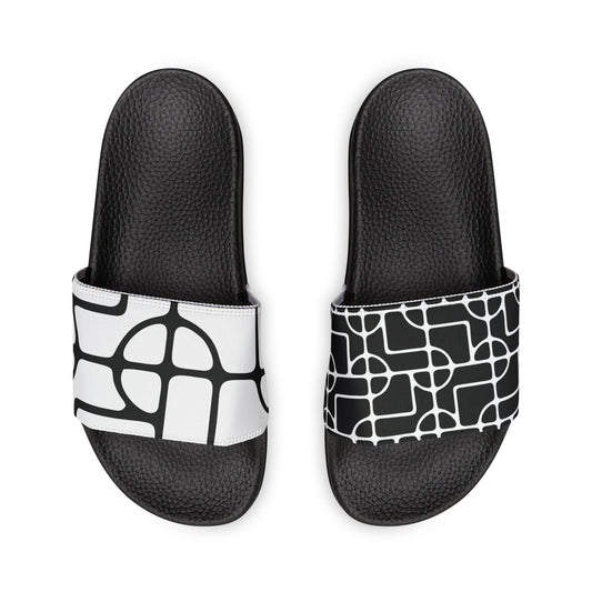 SIGNATURE DINK SLIDES TUXEDO MIXALOT