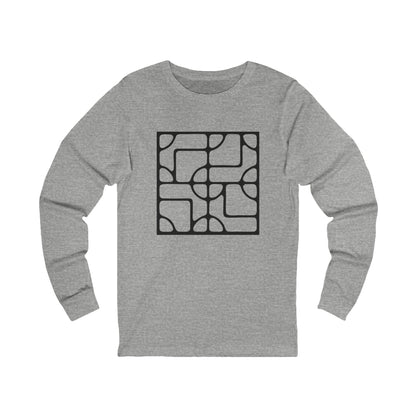 Copy of T3 LONG SLEEVE HEATHERED LOGO SHIRT