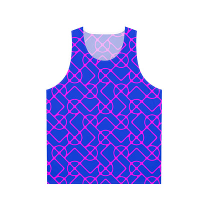 SIGNATURE DINK PATTERN WOMEN'S TANK ROYAL HOT FUSCHIA