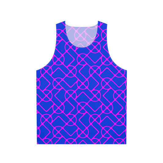 SIGNATURE DINK PATTERN WOMEN'S TANK ROYAL HOT FUSCHIA