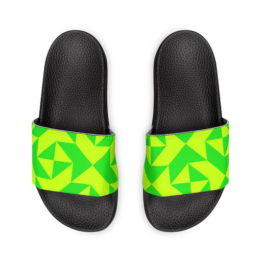 PACHINKO SLIDES BRIGHT NEON GREEN