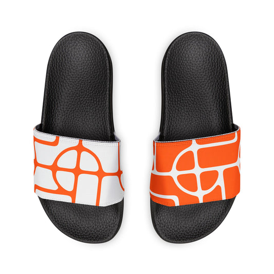 SIGNATURE DINK SLIDES NEON ORANGE REVERSE