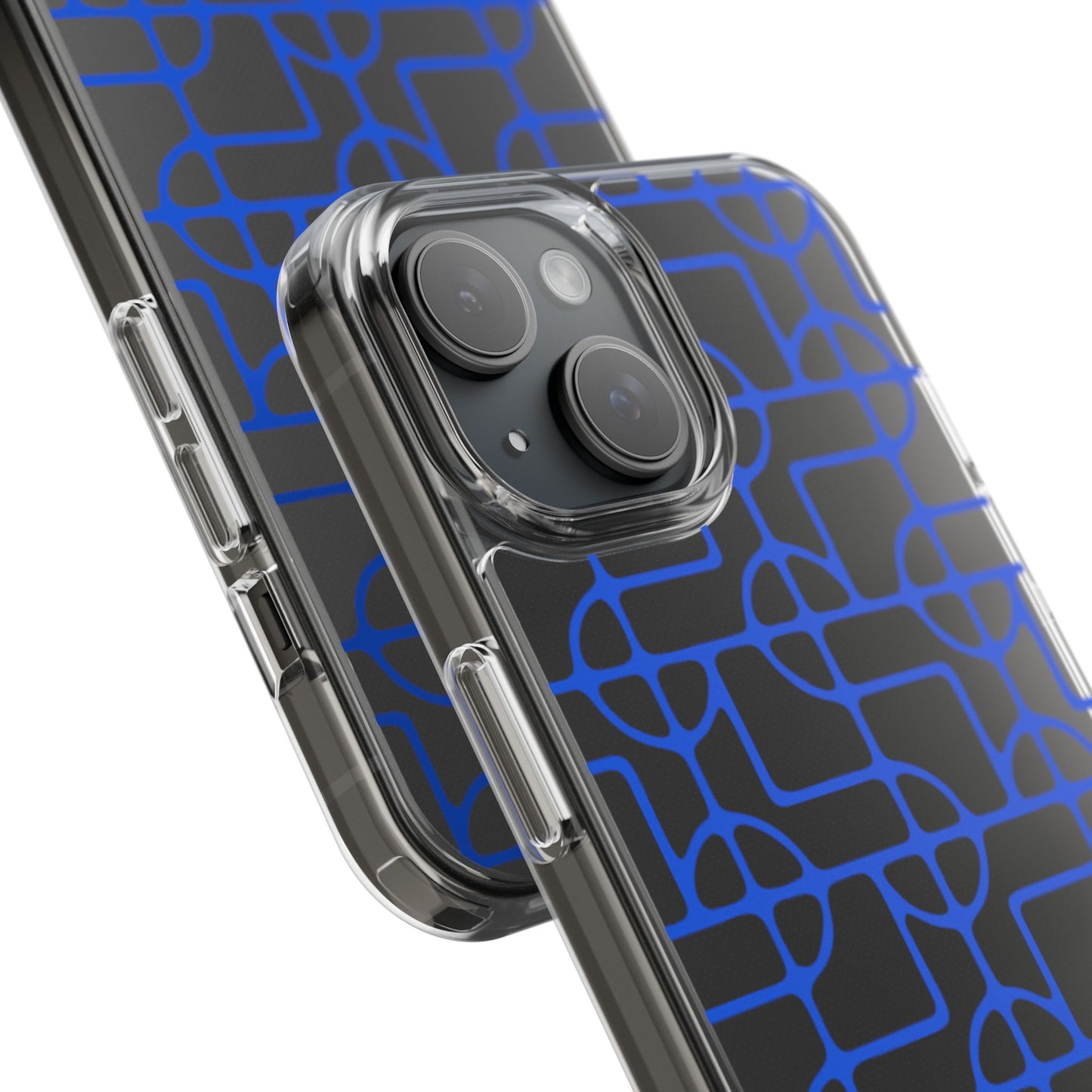 SIGNATURE DINK PATTERN PHONE CASE CLEARLY ROYAL